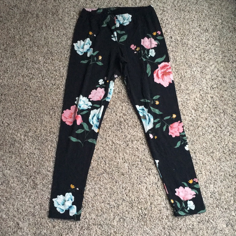 Floral leggings